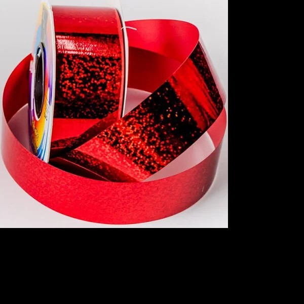 LISTON 9 HOLOG. ROJO COLOR-S 40M. ROLLO